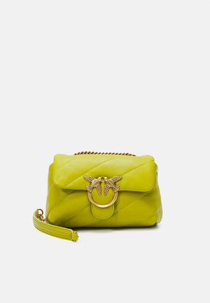 Pinko LOVE MINI PUFF MAXI QUILT - Bandolera - arancio/antique gold