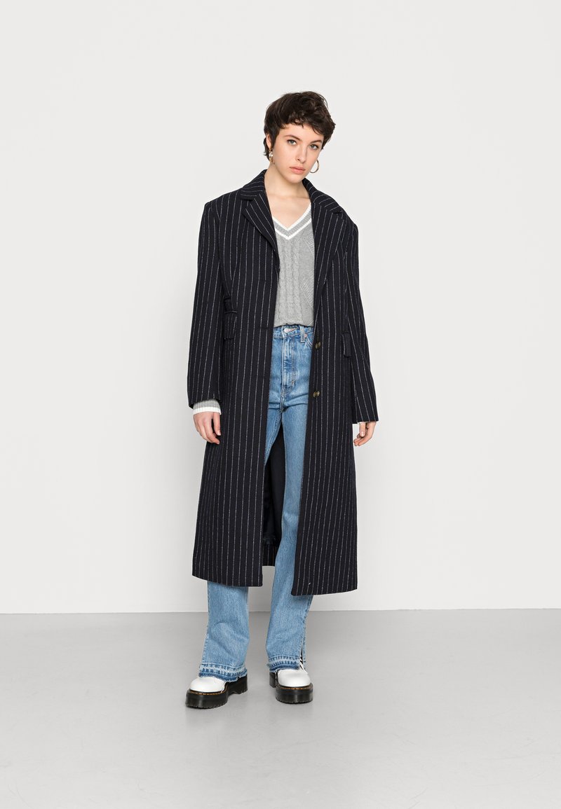 Damen Strickjacken | Hollister Co. OVERSIZED SWEATER Strickpullover grey/grau - LP20696 Damen Strickjacken | Hollister Co. OVERSIZED SWEATER Strickpullover grey/grau - LP20696