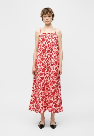 PHOEBE - Maxi ruha - red