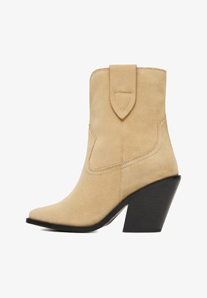 BADURA, BADURA COWBOY BOOTS BADURA-EO-BRAYLE-121881 - Bottines de cowboy / motard - beige