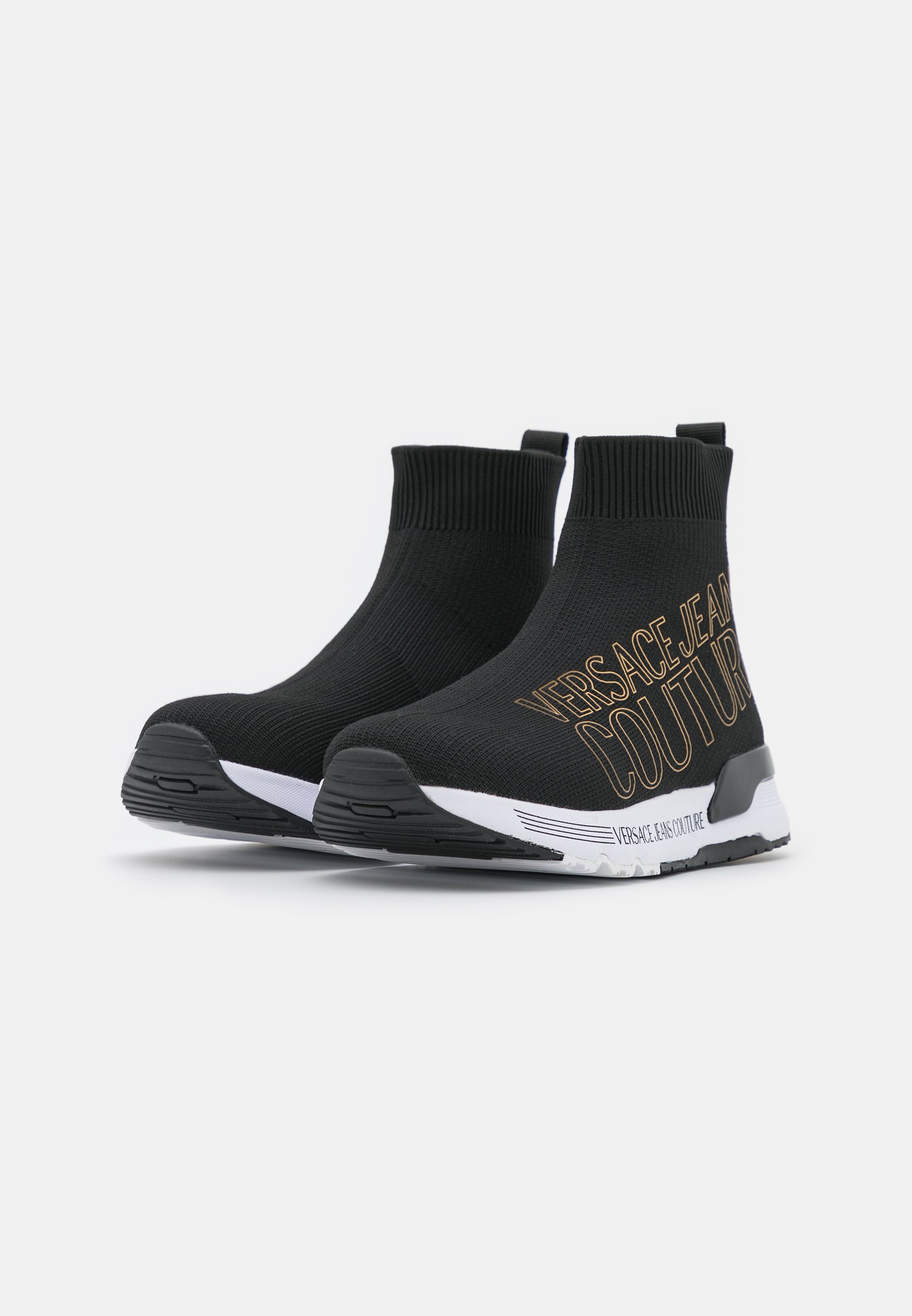 Versace Jeans Couture Sneakers hoog - nero/Zwart - Zalando.nl