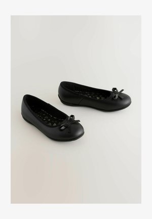 Next, Leather Ballerina School Shoes - Ballerina's - black