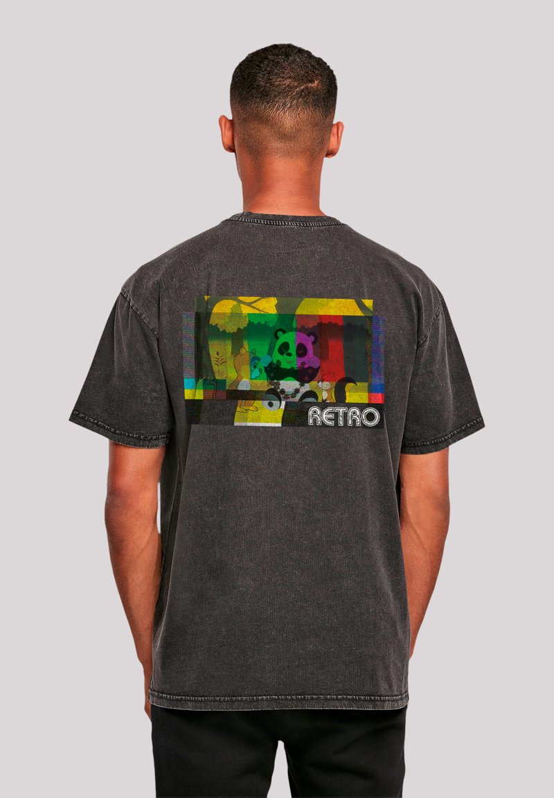 F4NT4STIC TAO HEAD - Print T-shirt - schwarz