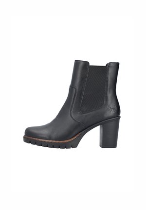 Bottines à plateau - schwarz