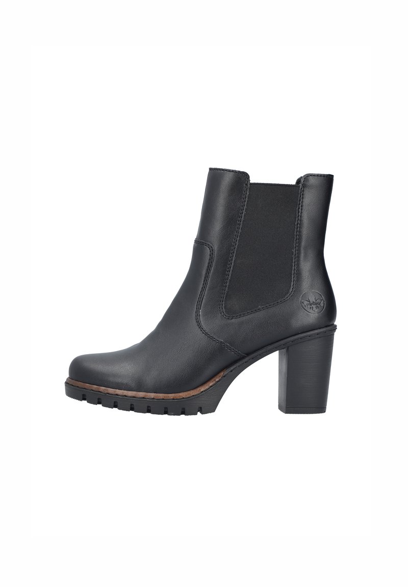 Rieker Bottines à plateau - schwarz
