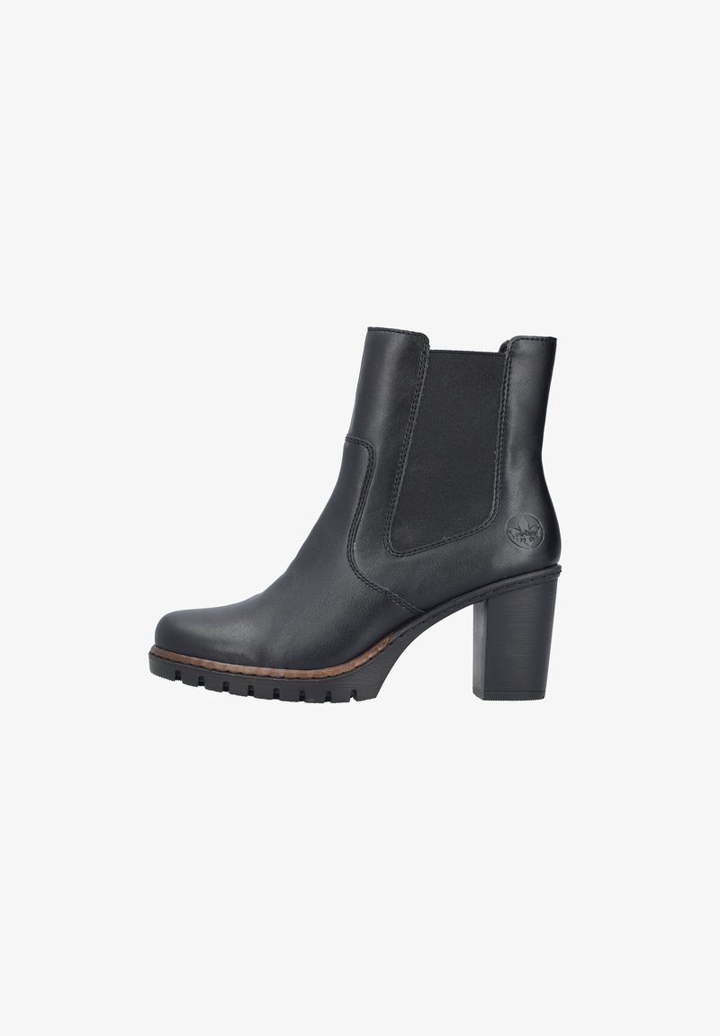 Rieker Stivaletti con plateau - schwarz