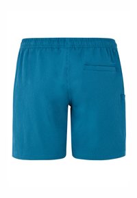 Vyriški melsvi maudymosi šortai su tekstūruota medžiaga, elastinga juosmeniu ir užpakaliniu kišeniu. Paprastas dizainas, tinkantis kasdieniam dėvėjimui arba maudymuisi.