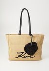 SIGNATURE FLOWER TOTE - Bevásárlótáska - natural