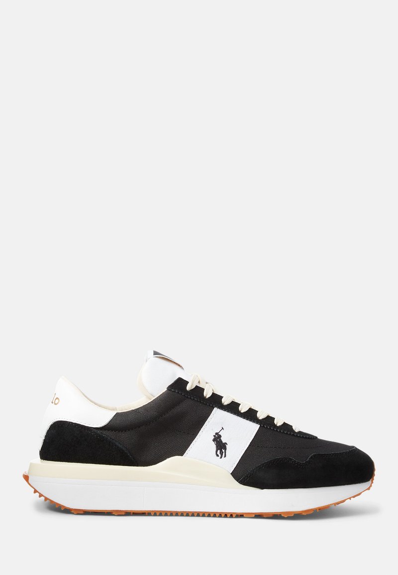 Polo Ralph Lauren - TRAIN 89 SUEDE AND OXFORD TRAINER - Tenisice - black/white, Povećaj