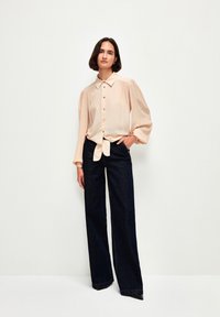adL TIE WAIST  - Blusa - beige