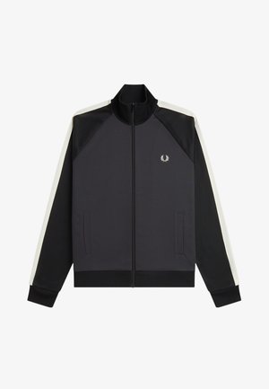 Fred Perry, CONTRAST - Sweat zippé - anchor grey
