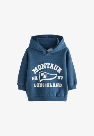 Džemperis su gobtuvu - navy blue marl