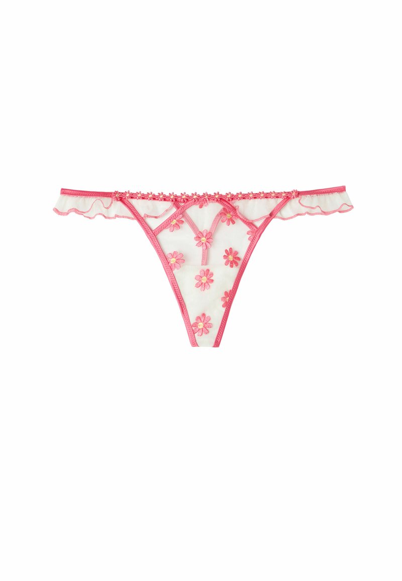 Intimissimi SWEET LIKE DAISIES String weiß fuchsia powder white