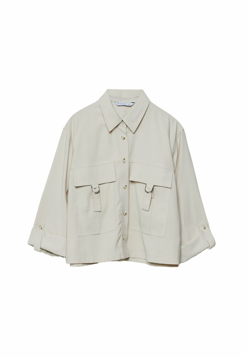 Stradivarius Lichte jas graniet