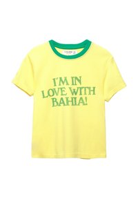 T-shirt imprimé - yellow