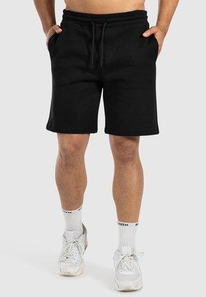 Smilodox REGULAR FIT COTTON CHAISE - Shorts - schwarz