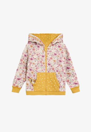 REGULAR FIT - APPLIQUÉ REVERSIBLE - Bluză de molton cu fermoar - yellow
