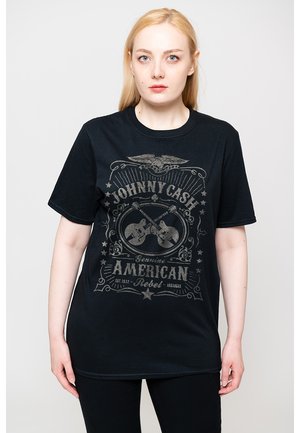 JOHNNY CASH AMERICAN REBEL - Print T-shirt - black