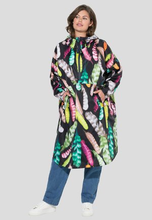 FUNKTIONS-REGENCAPE, UNISEX - Parkatakki - black