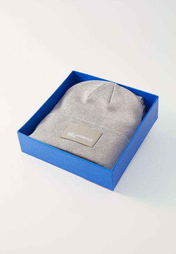 GIFTSET LOGO BEANIE SCARF SET UNISEX - Scarf - desert taupe2