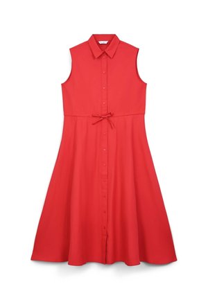 SMANICATO - Vestito lungo - rosso