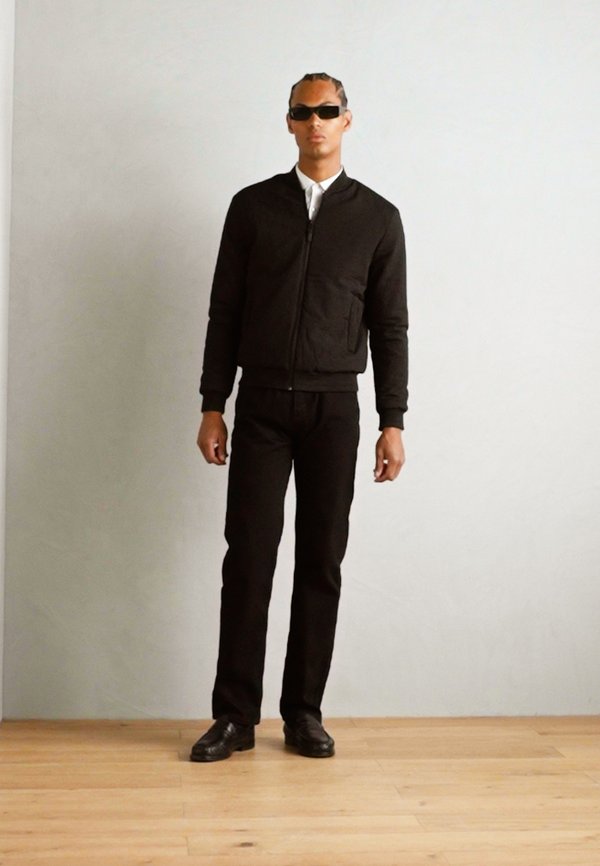 REGULAR FIT IN DOBBY WITH PADDING AND LOGO ON PATCH - Bomber Jacket4