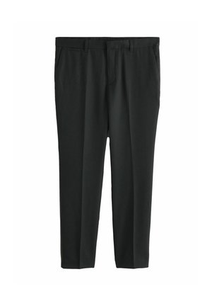 TAILORED FIT - TAPE DETAIL TEXTURED TUXEDO  - Stoffhose - black