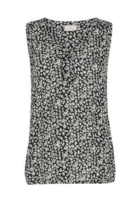 KAAMBER PRINTED - Blus - black chalk flower