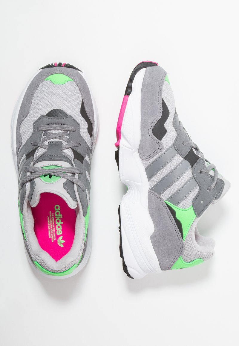 womens adidas dark grey yung og trainers