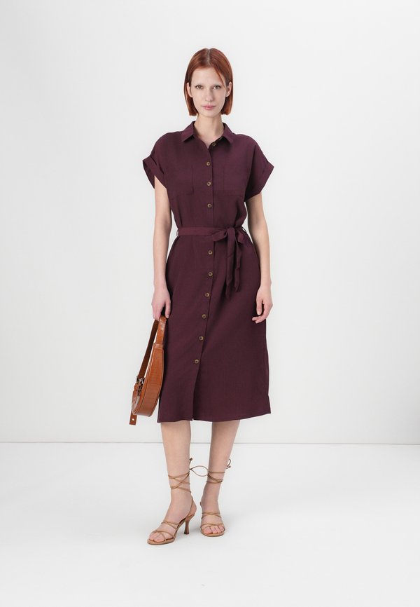 ONLHANNOVER SHIRT DRESS - Shirt dress - winetasting3