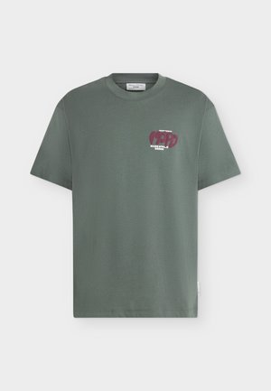Marc O'Polo DENIM, T-SHIRT, SSL, PRINT, RELAXED FIT - T-shirt print - moss green