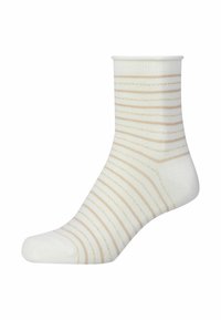 camano STRIPES 4ER PACK - Strømper - offwhite