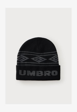 Umbro, DIAMOND INTARSIA UNISEX - Bonnet - black/grey
