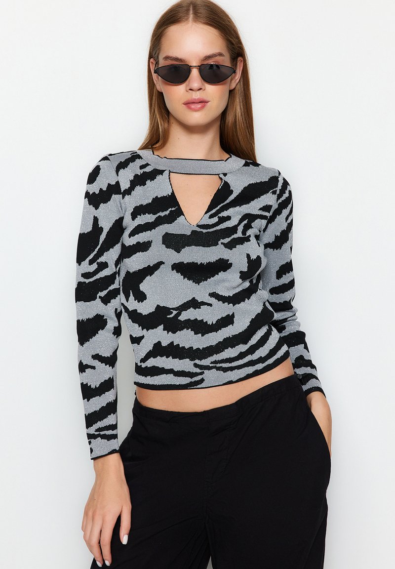 Trendyol Trui grijs Trendyol Trui grijs