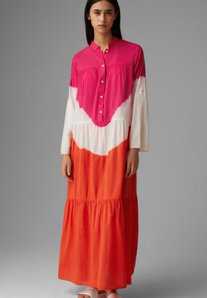 Day dress - oranke pink weiß