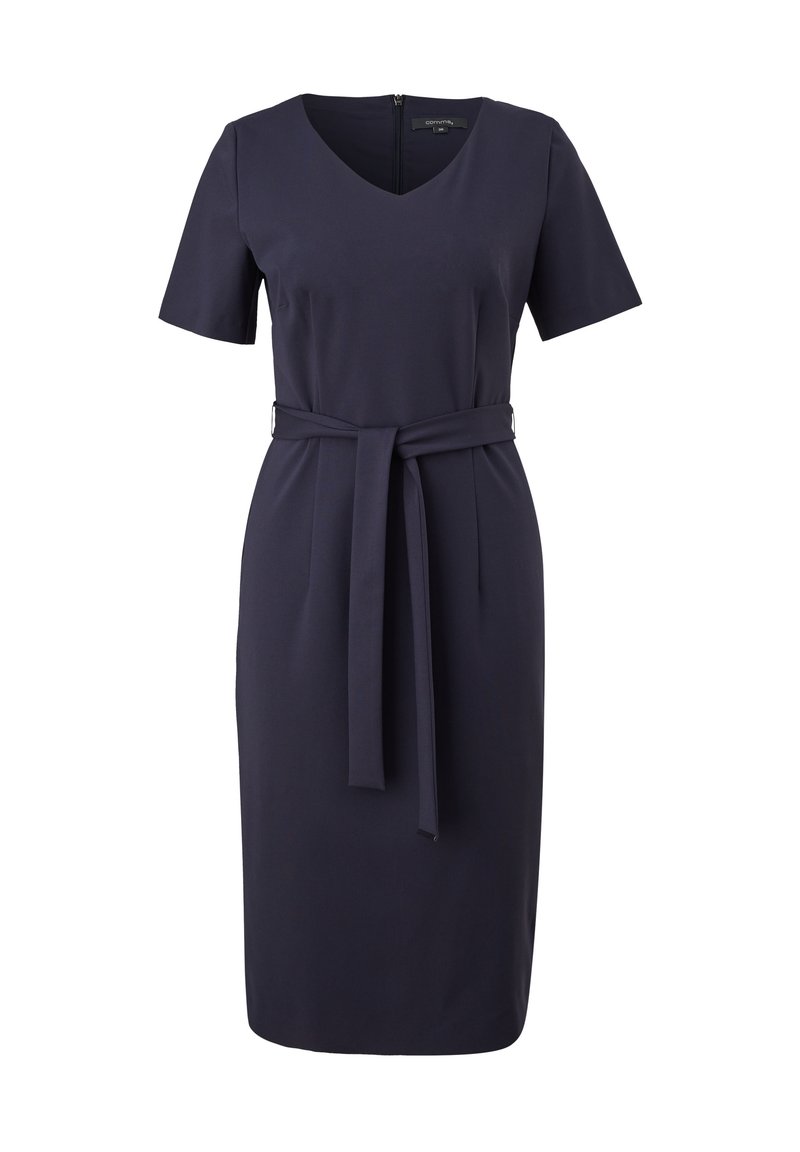 comma Jurk donkerblauw