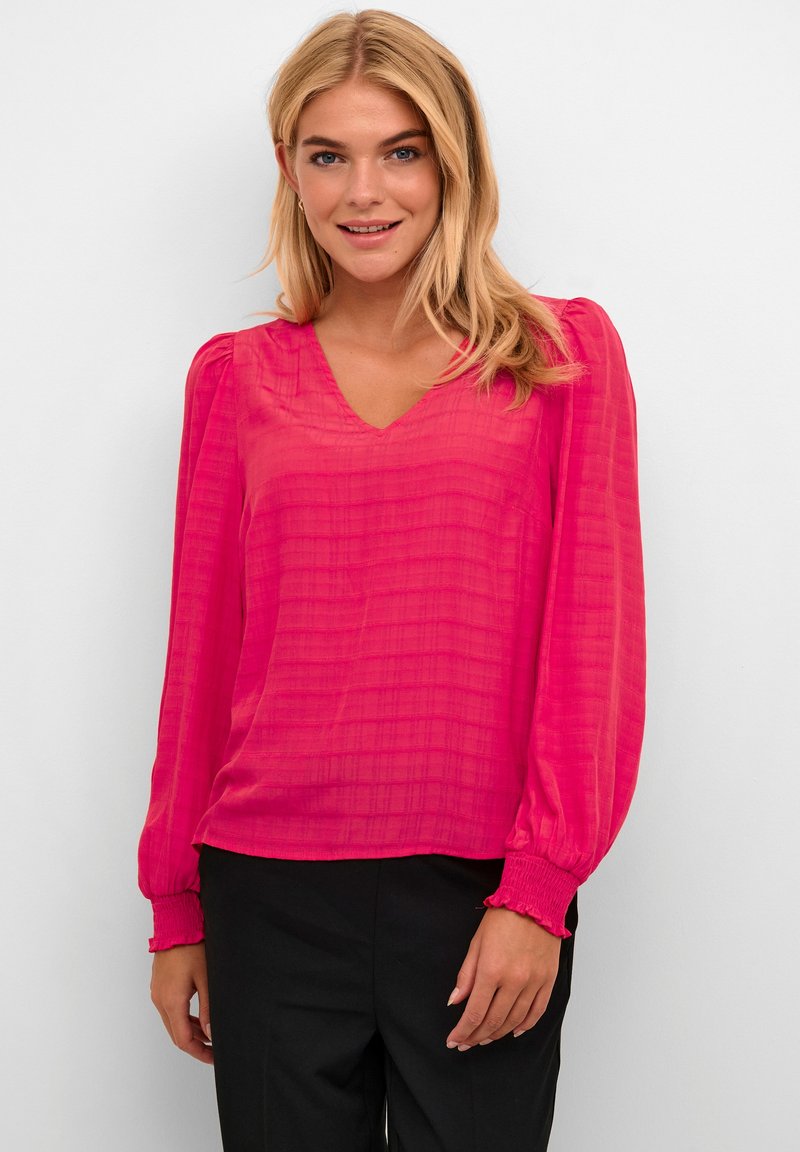 Bczelda Loose Ls Blouse Coffee Dot main image 1