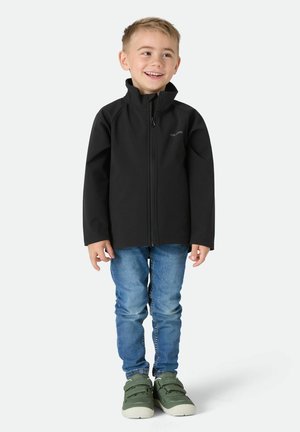 Isbjörn of Sweden, ISBJÖRN LIGHTNING SOFTSHELLJACKA UNISEX - Softshell jakker - black