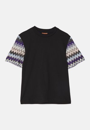 Missoni SHORT SLEEVE - T-shirts print - black/blue
