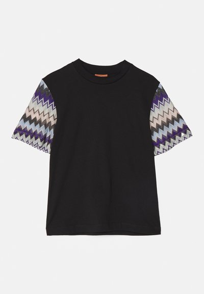 Missoni SHORT SLEEVE - Marškinėliai su spaudiniu - black/blue