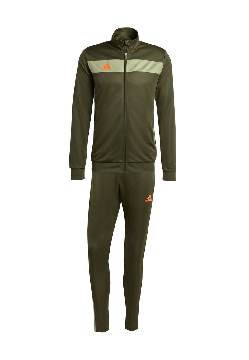 adidas performance Trainingspak donkergroen