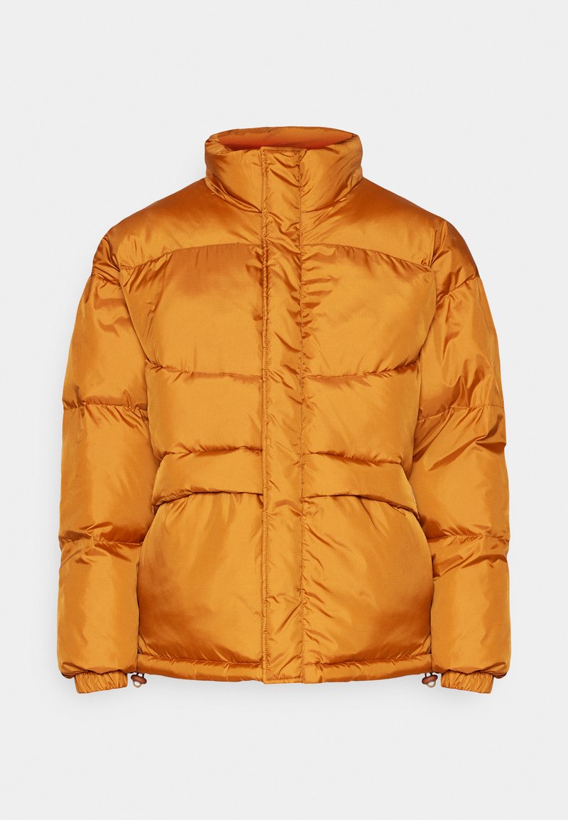 American vintage Winterjas okergeel