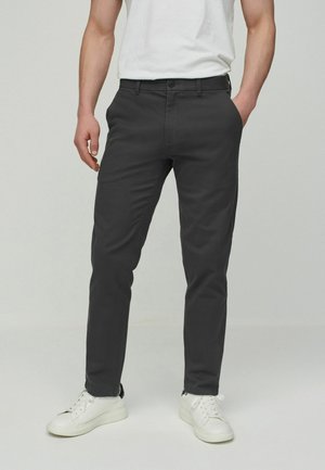 REGULAR FIT TAPERED STRETCH - Chinos - dark grey