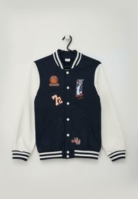 s.Oliver MIT PRINT- UND STICK-DETAILS - Bomberjacke - navy