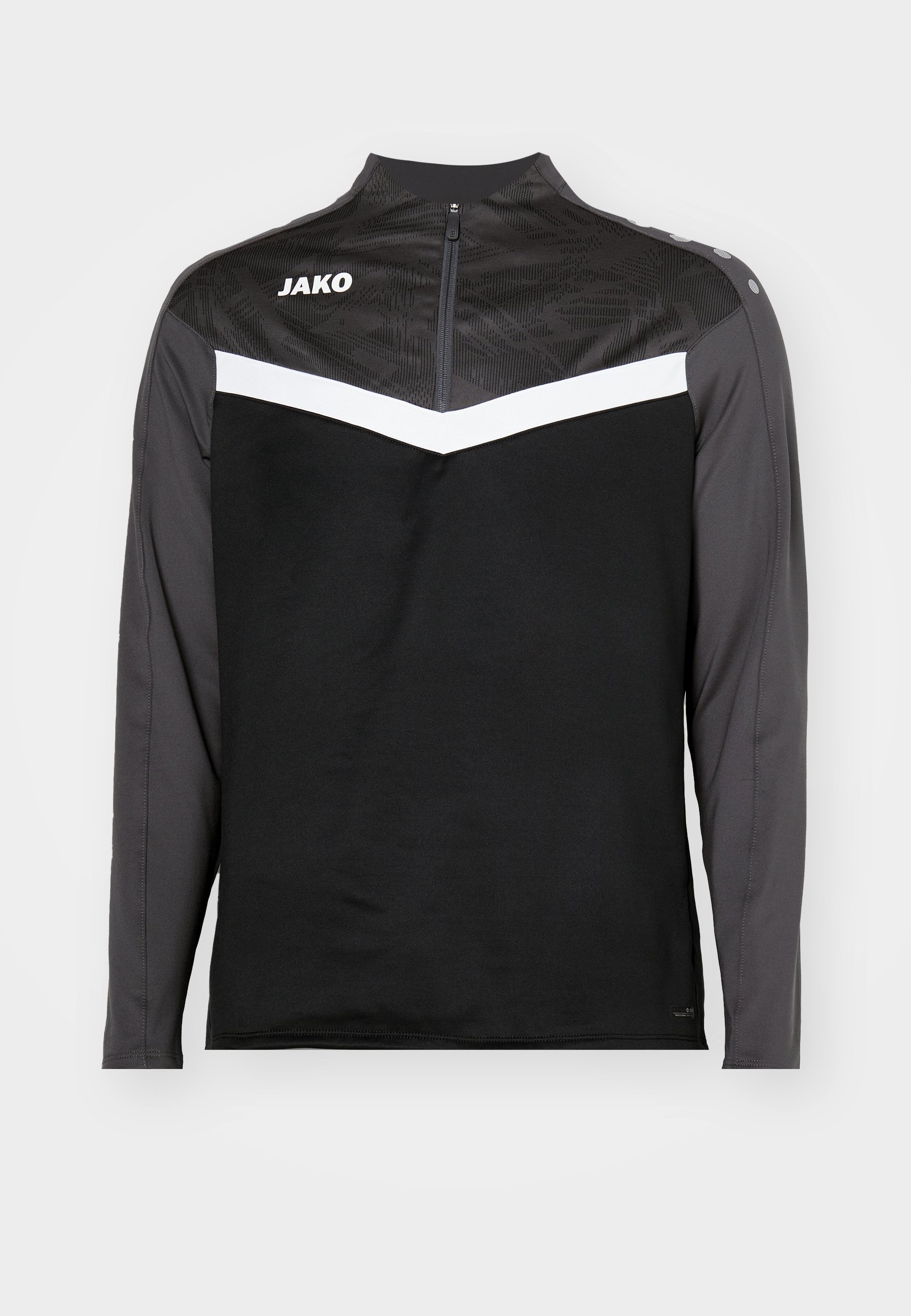 トップス Original zip Parker JAKO ZIPTOP ICONIC - Langarmshirt - schwarz/anthrazit/schwarz