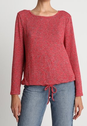 Jumper - mottled red