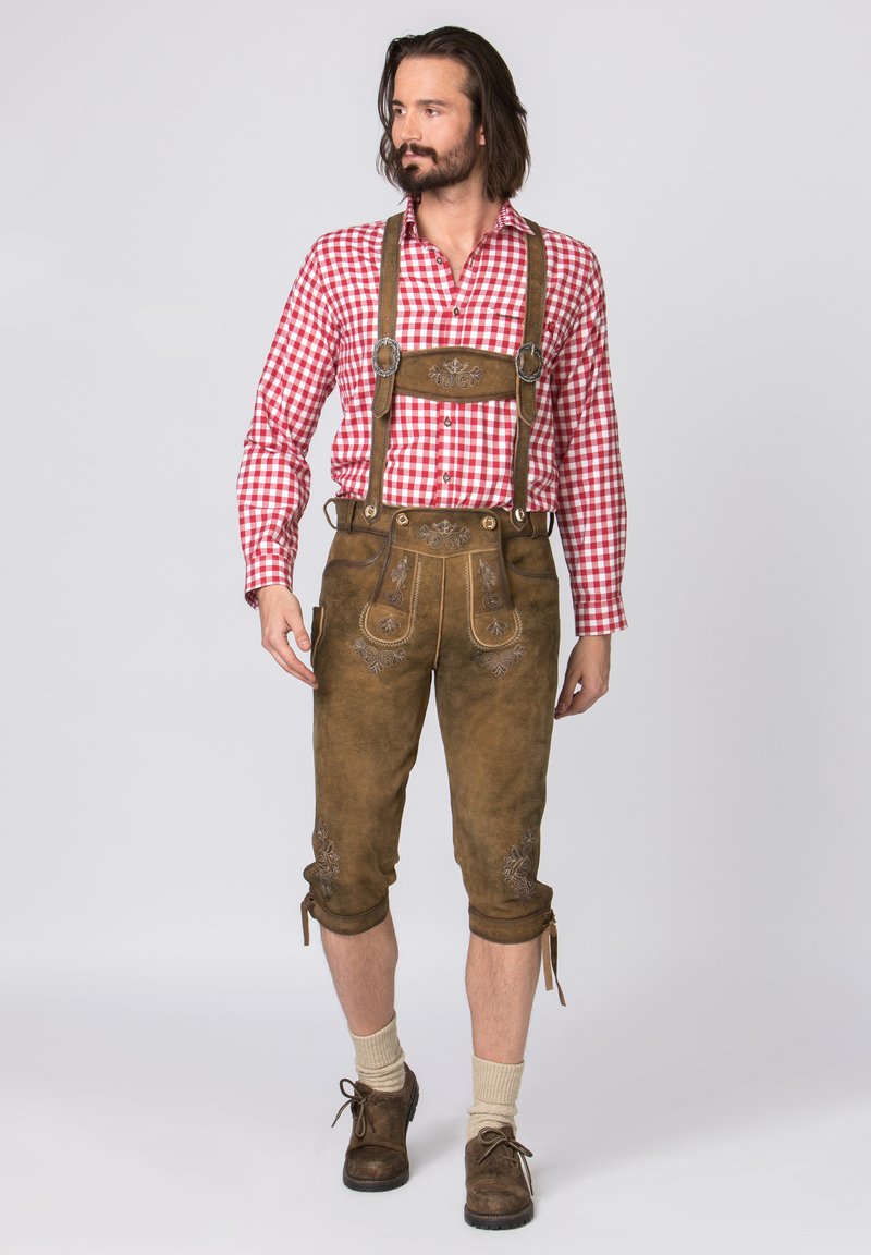 Stockerpoint JUSTIN - Lederhose - brown