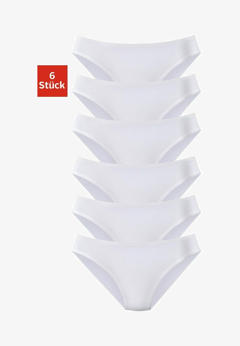 LASCANA VIVANCE ACTIVE 6 PACK - Slip - weiß