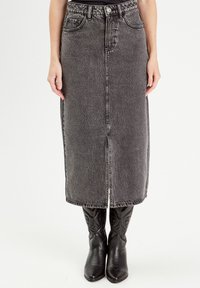 Cache Cache Jupe trapèze - denim gris