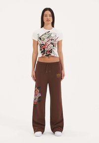 Ed Hardy HELL SWINGING - Print T-shirt - white